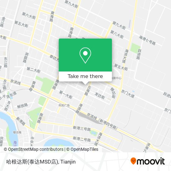 哈根达斯(泰达MSD店) map