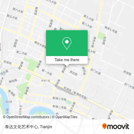 泰达文化艺术中心 map