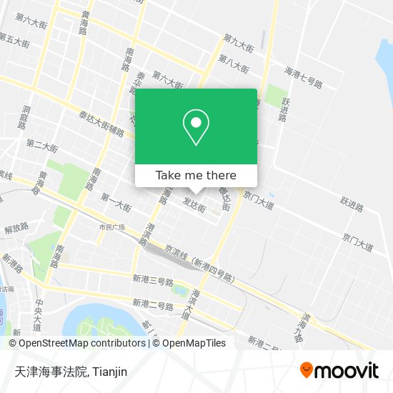 天津海事法院 map