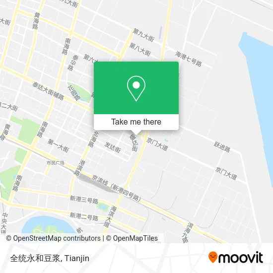 全统永和豆浆 map