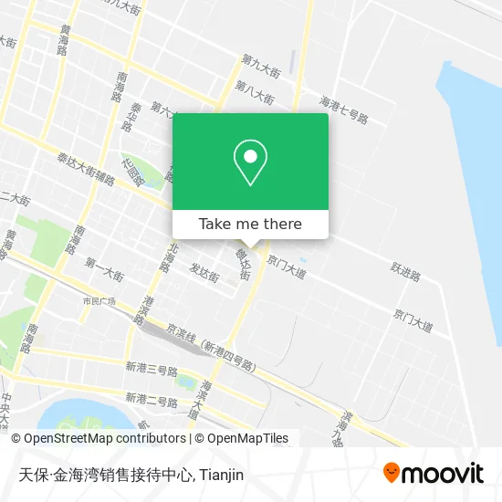 天保·金海湾销售接待中心 map
