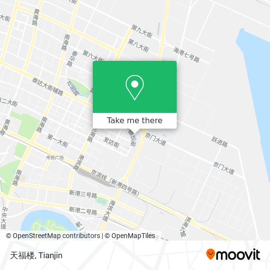 天福楼 map