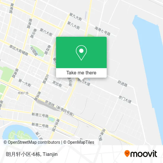 朗月轩小区-6栋 map