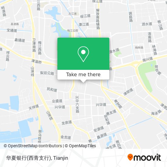 华夏银行(西青支行) map