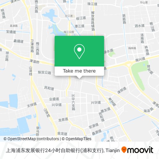 上海浦东发展银行24小时自助银行(浦和支行) map