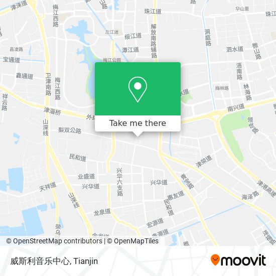 威斯利音乐中心 map