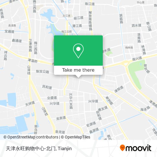 天津永旺购物中心-北门 map