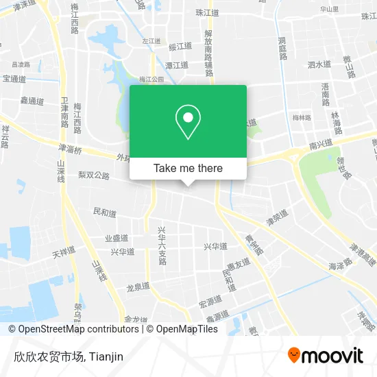 欣欣农贸市场 map