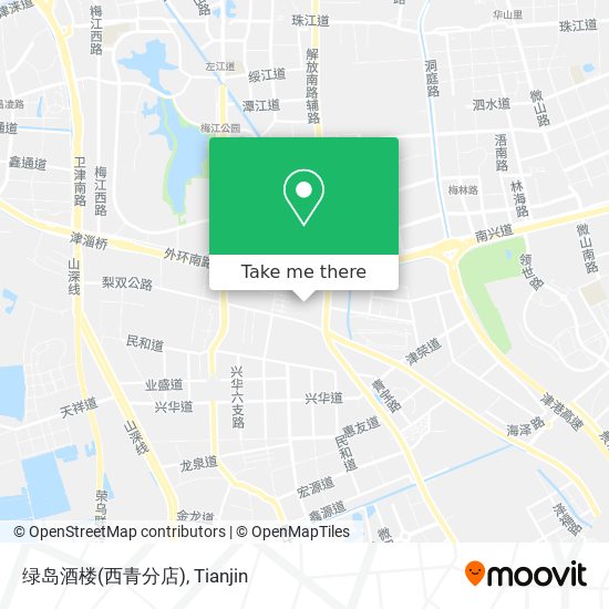 绿岛酒楼(西青分店) map