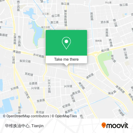 华维换油中心 map
