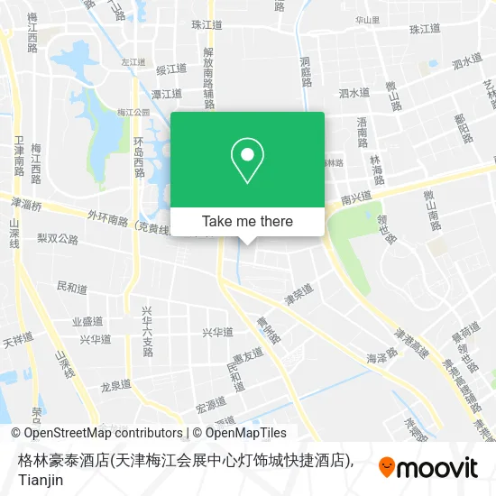 格林豪泰酒店(天津梅江会展中心灯饰城快捷酒店) map
