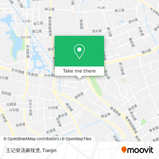 王记骨汤麻辣烫 map