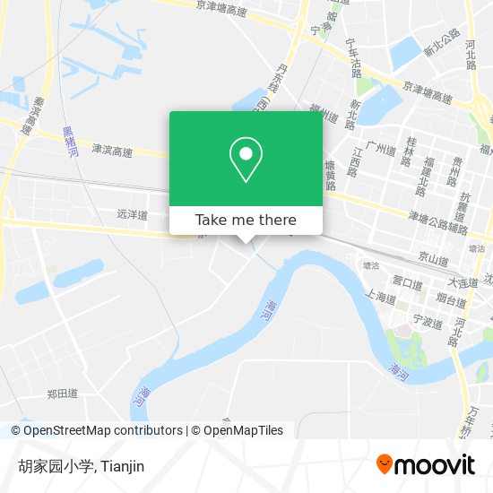 胡家园小学 map