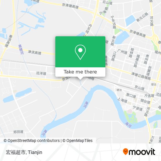 宏福超市 map