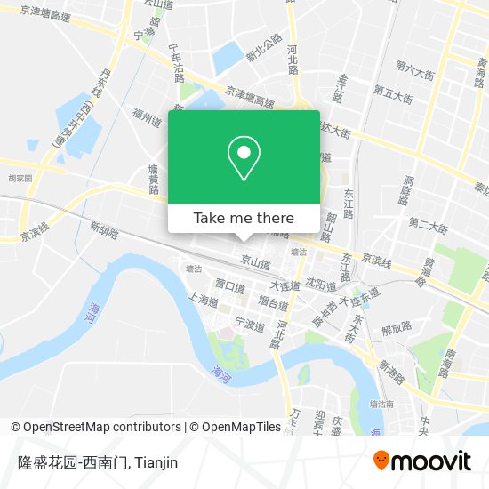 隆盛花园-西南门 map