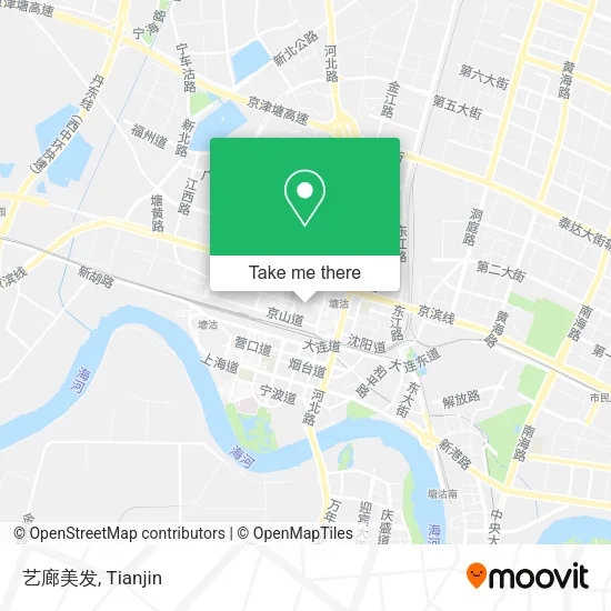 艺廊美发 map