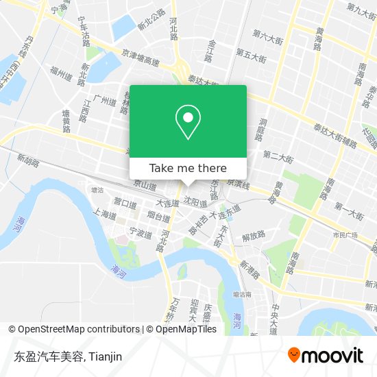 东盈汽车美容 map
