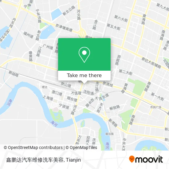 鑫鹏达汽车维修洗车美容 map