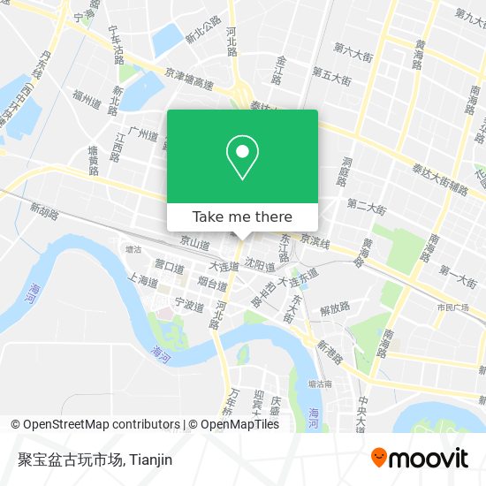 聚宝盆古玩市场 map