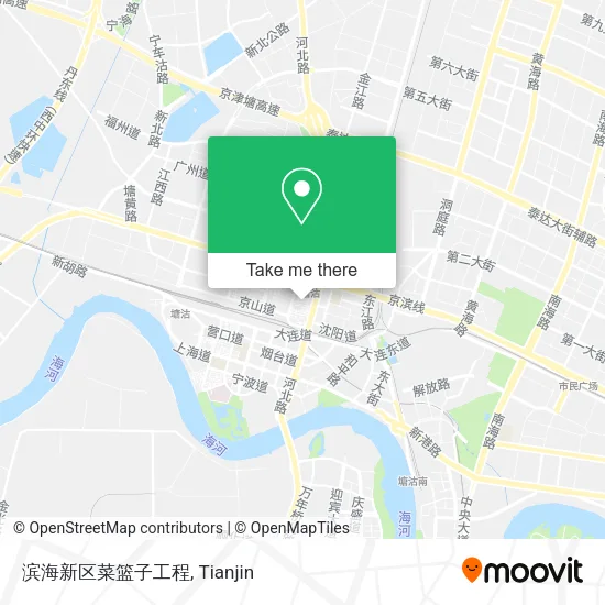 滨海新区菜篮子工程 map