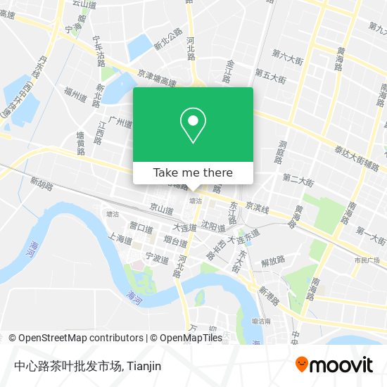 中心路茶叶批发市场 map