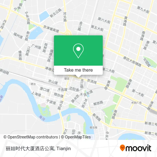 丽姐时代大厦酒店公寓 map