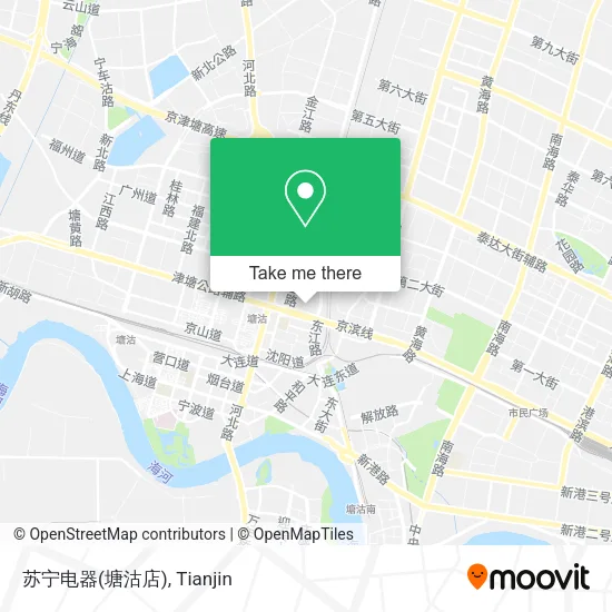 苏宁电器(塘沽店) map
