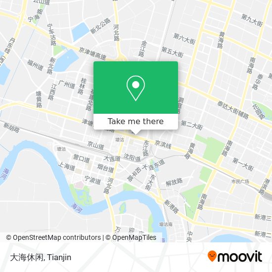大海休闲 map