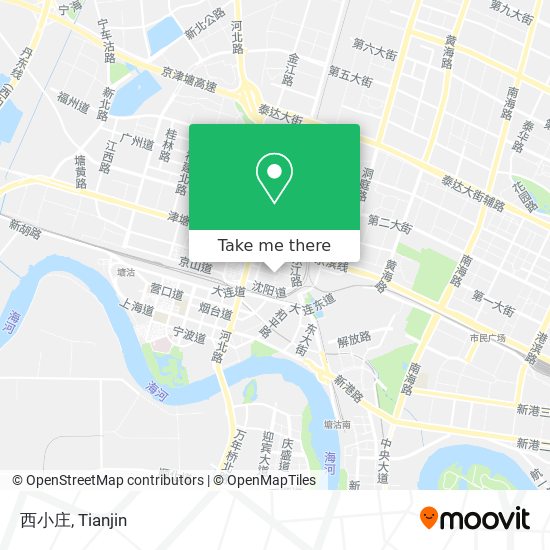 西小庄 map