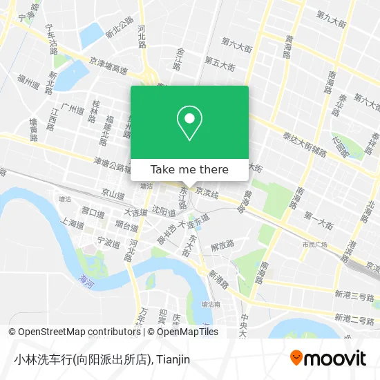 小林洗车行(向阳派出所店) map