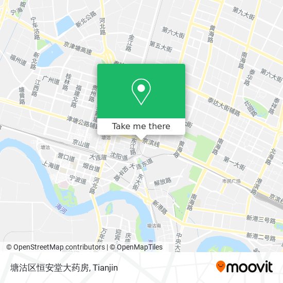 塘沽区恒安堂大药房 map