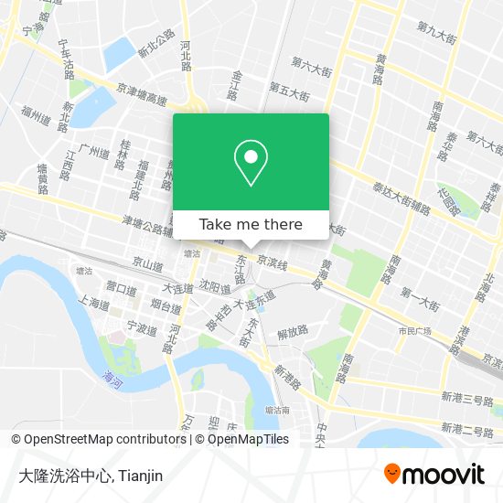 大隆洗浴中心 map