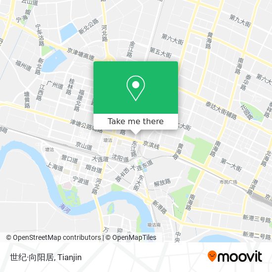 世纪·向阳居 map