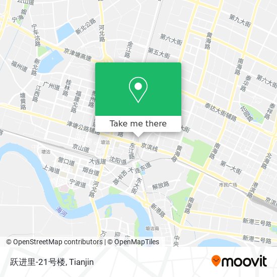 跃进里-21号楼 map
