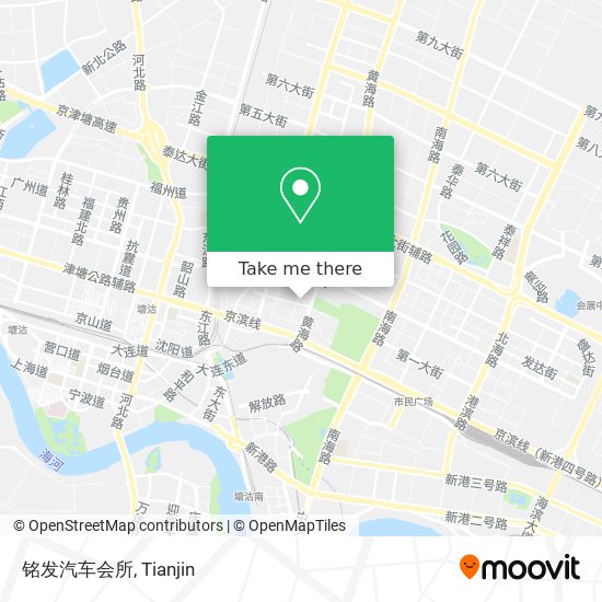 铭发汽车会所 map