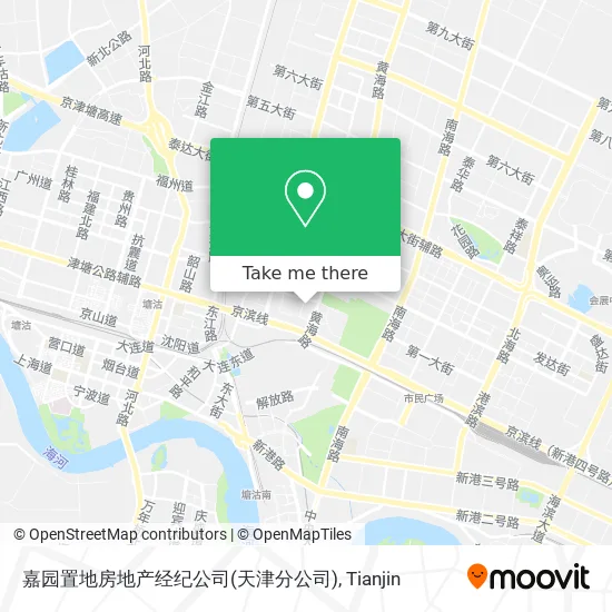 嘉园置地房地产经纪公司(天津分公司) map