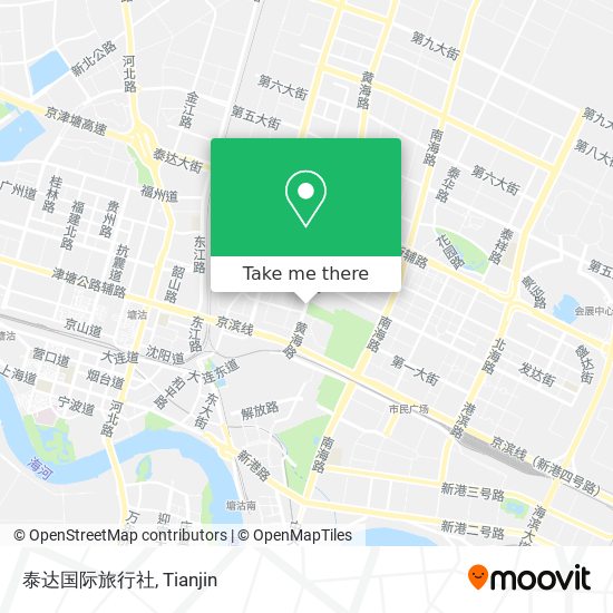 泰达国际旅行社 map