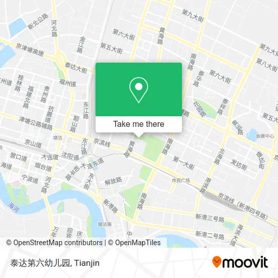 泰达第六幼儿园 map