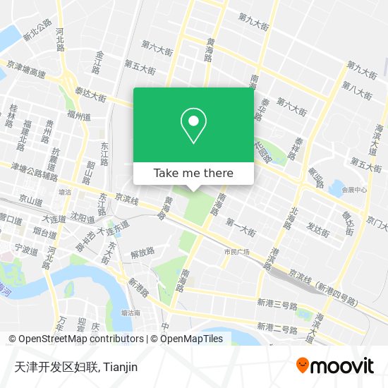 天津开发区妇联 map