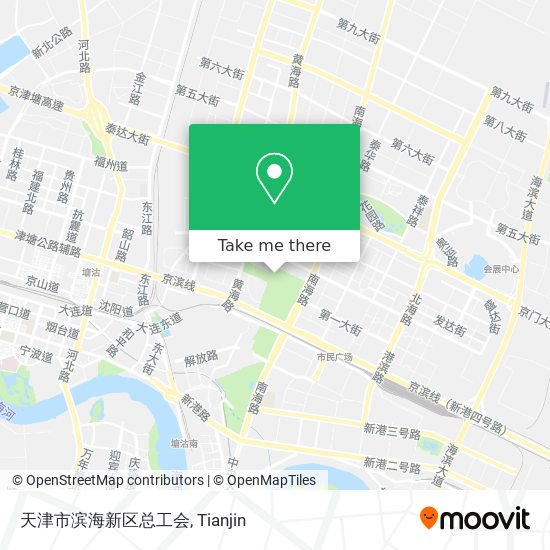 天津市滨海新区总工会 map