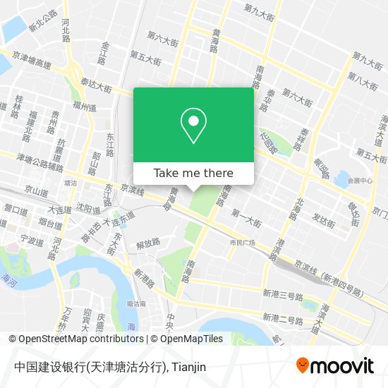 中国建设银行(天津塘沽分行) map