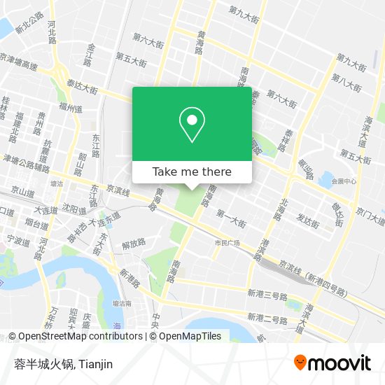 蓉半城火锅 map