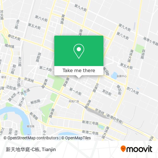 新天地华庭-C栋 map