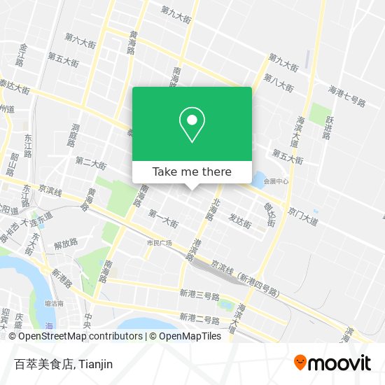 百萃美食店 map