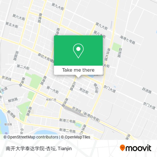 南开大学泰达学院-杏坛 map