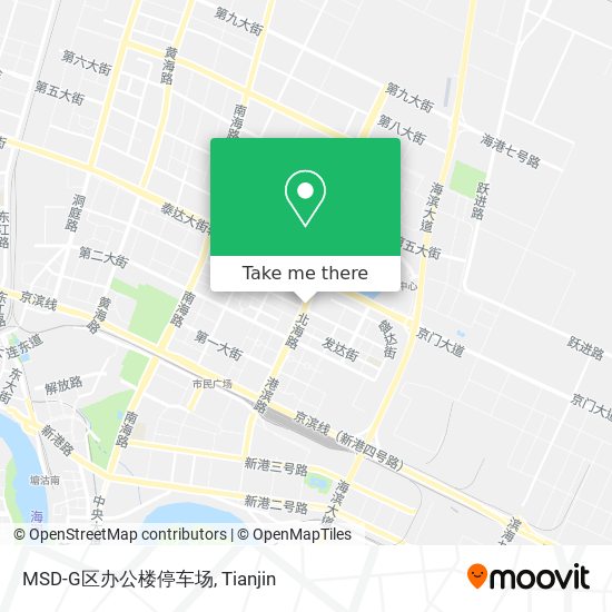 MSD-G区办公楼停车场 map