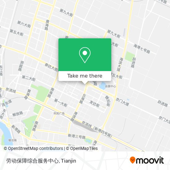 劳动保障综合服务中心 map