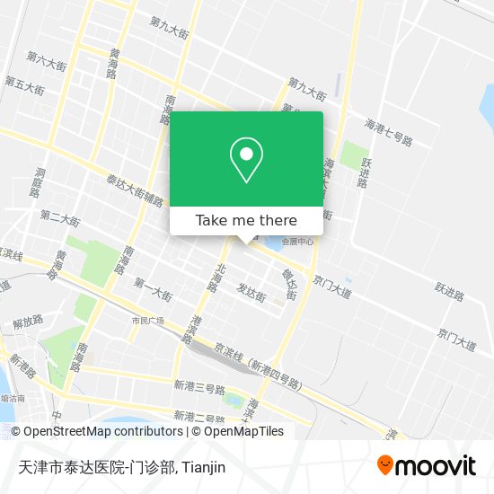 天津市泰达医院-门诊部 map