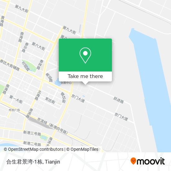 合生君景湾-1栋 map