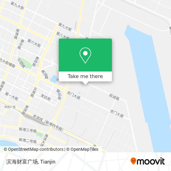 滨海财富广场 map